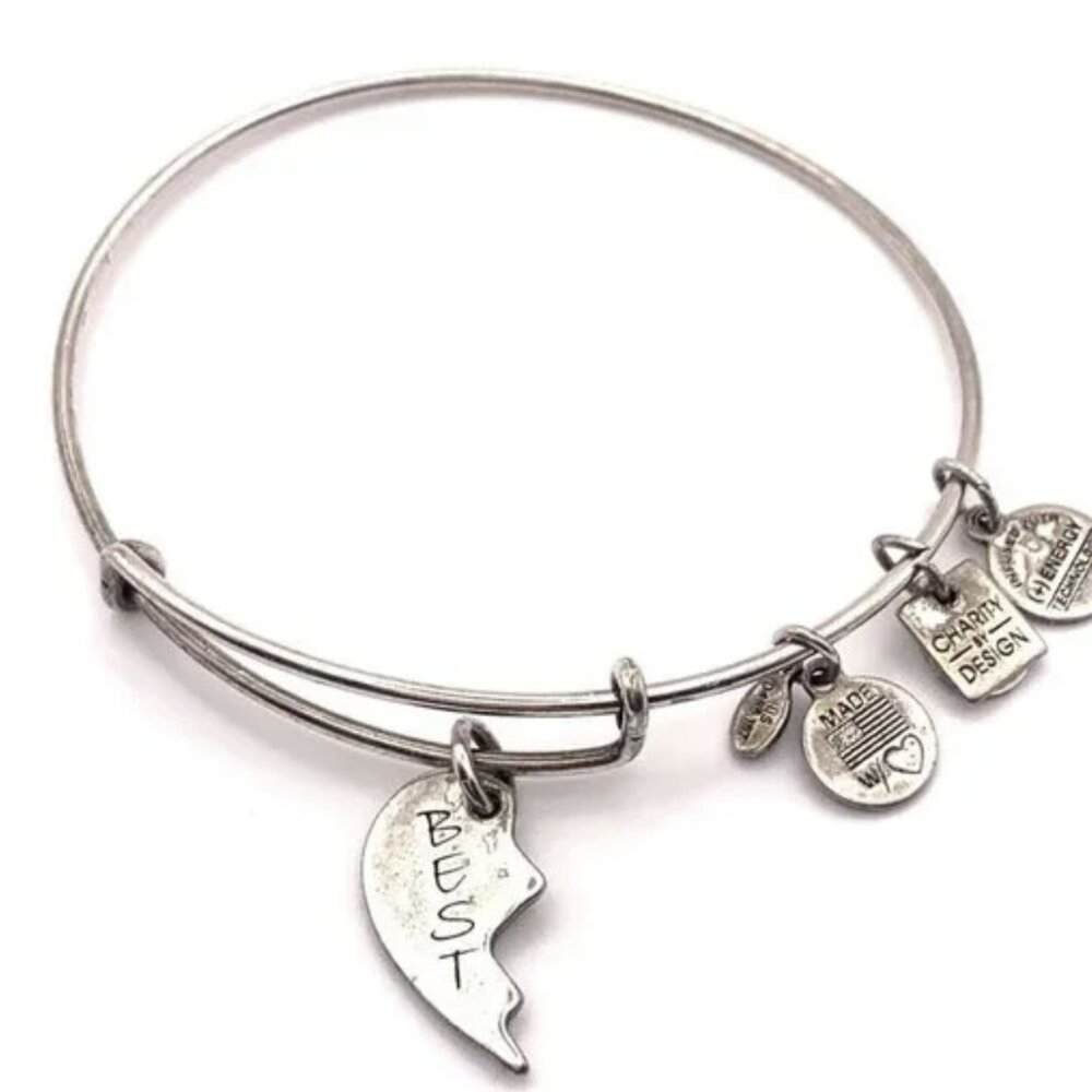 Alex and Ani Silver Best Friends Charm Bracelet - Best